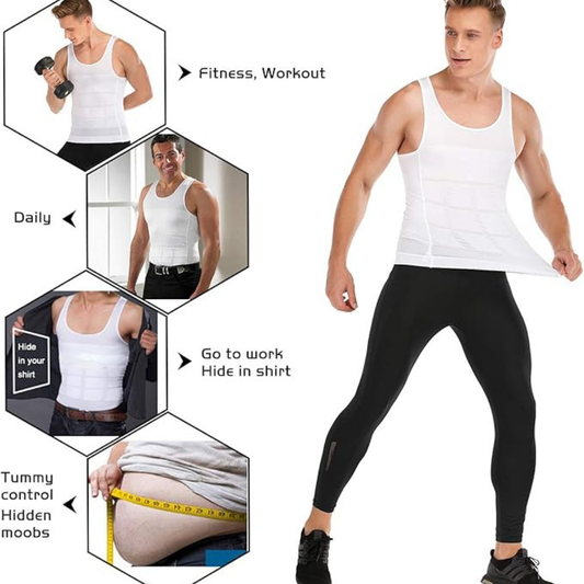 MoldeX - Camisilla Moldeadora Fit para hombres
