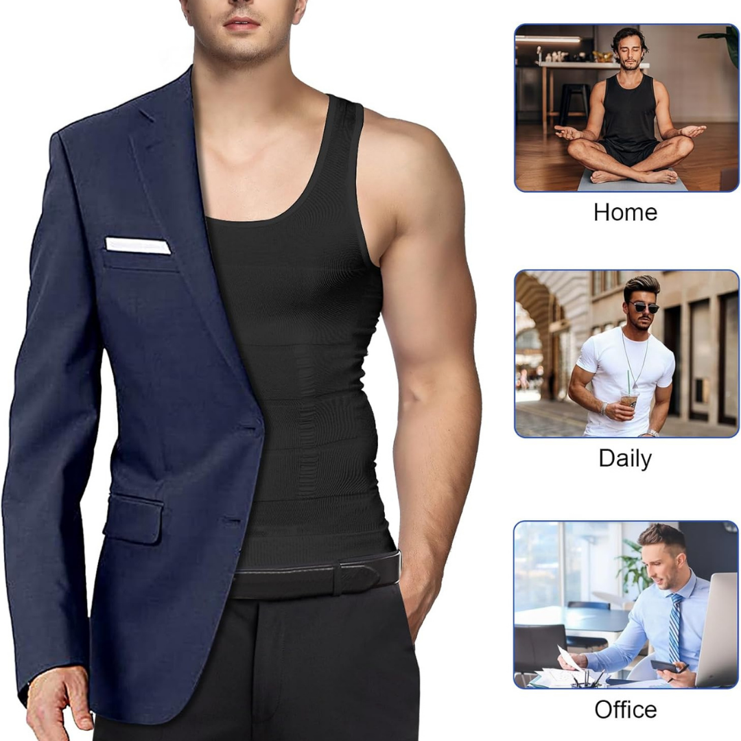 MoldeX - Camisilla Moldeadora Fit para hombres