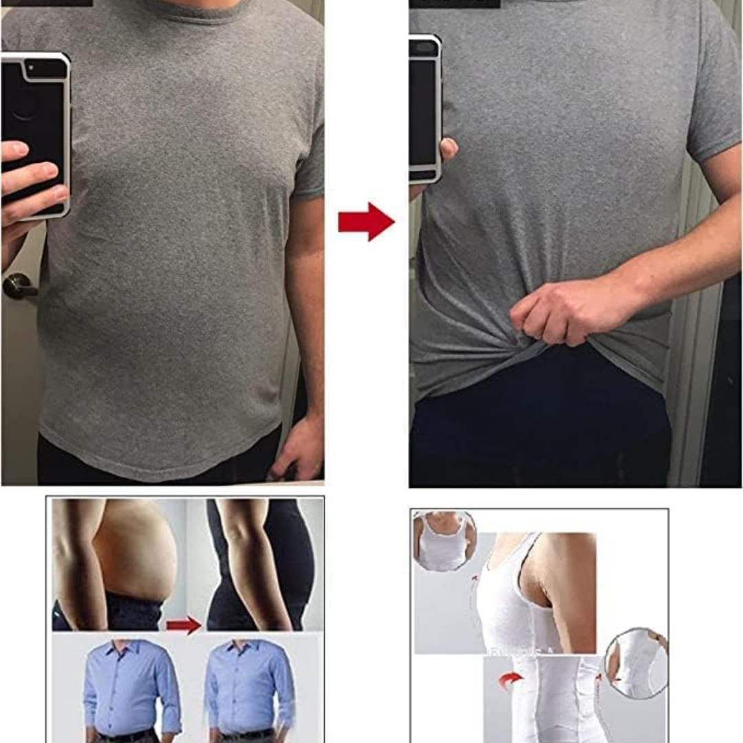 MoldeX - Camisilla Moldeadora Fit para hombres